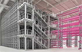 Мезонинная система Mecano болтовая конструкция для склада 10090